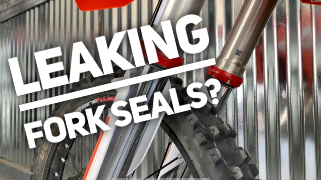 How to fix leaking fork seals on your Dirt Bike