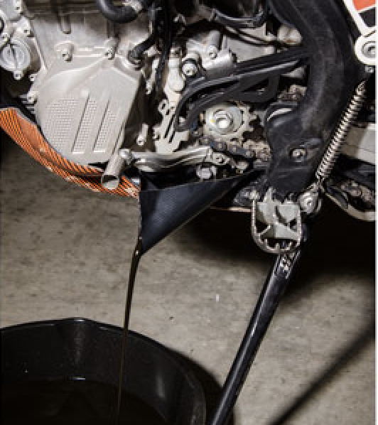 changing your oil without removing your skid plate