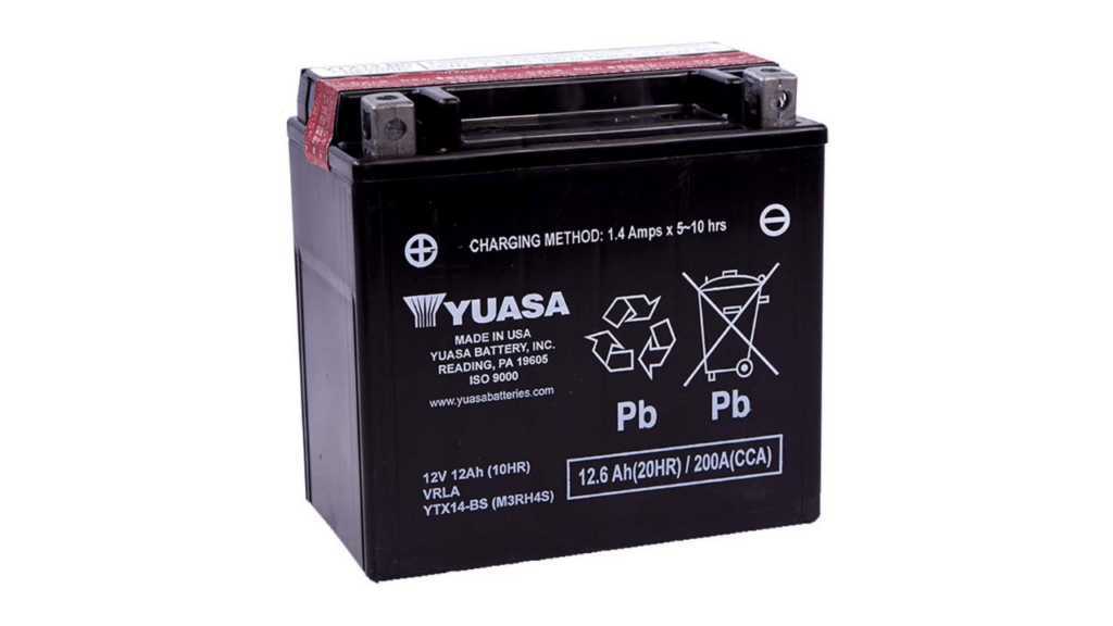 Yuasa No maintenance Battery With Acid