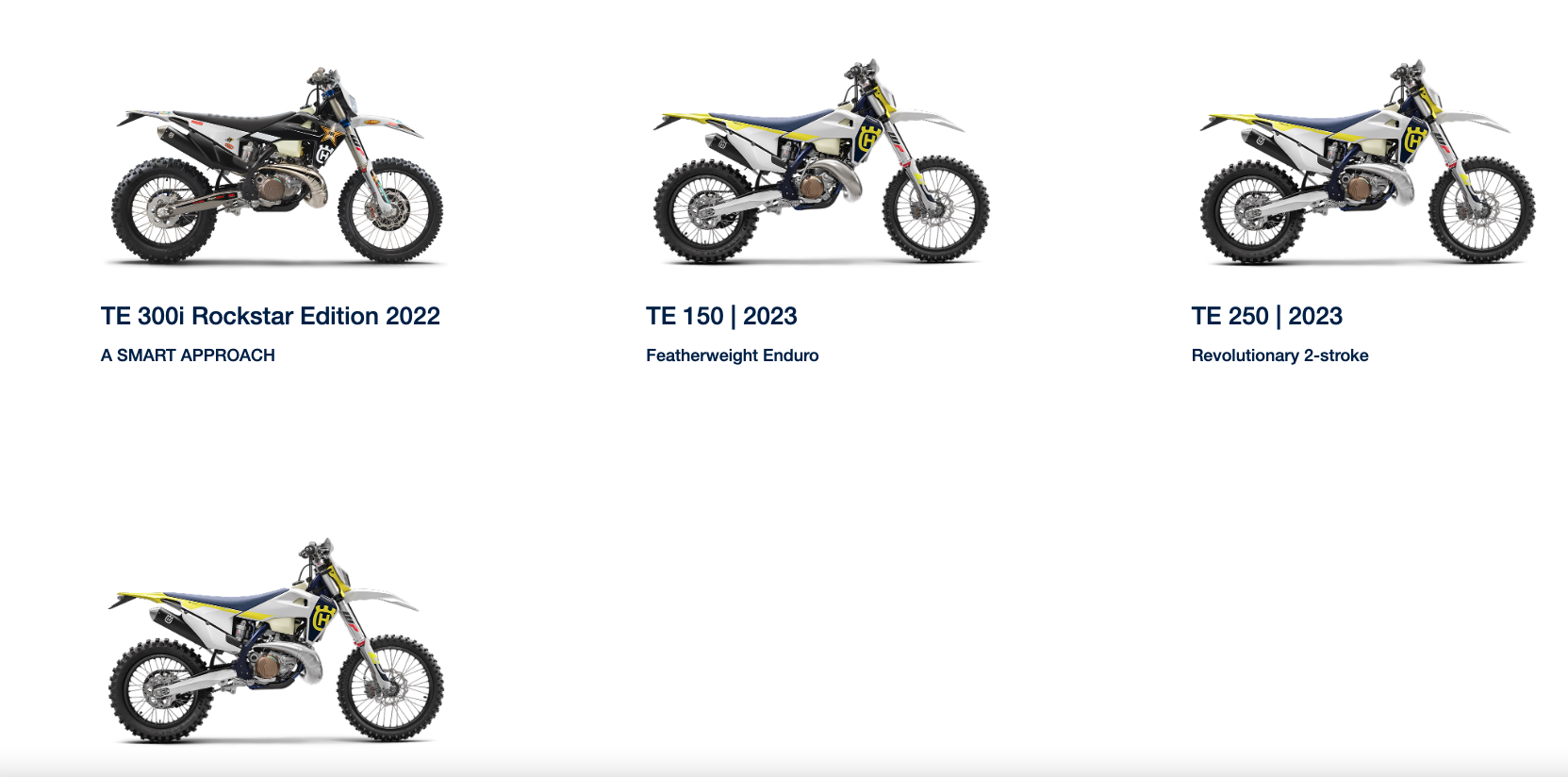 2023 Husqvarna Enduro bikes