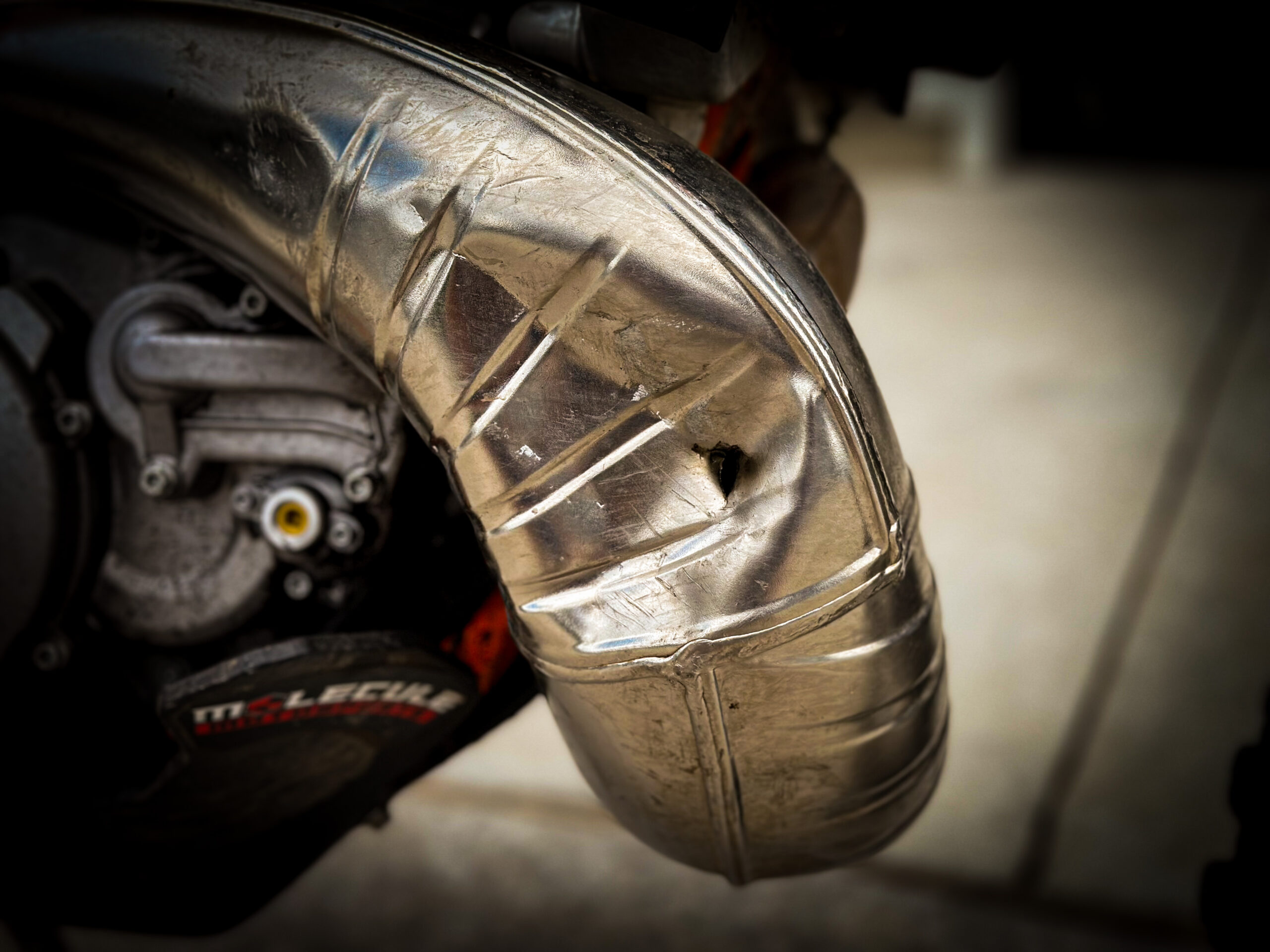 KTM Smashed Expansion Chamber Exhaust