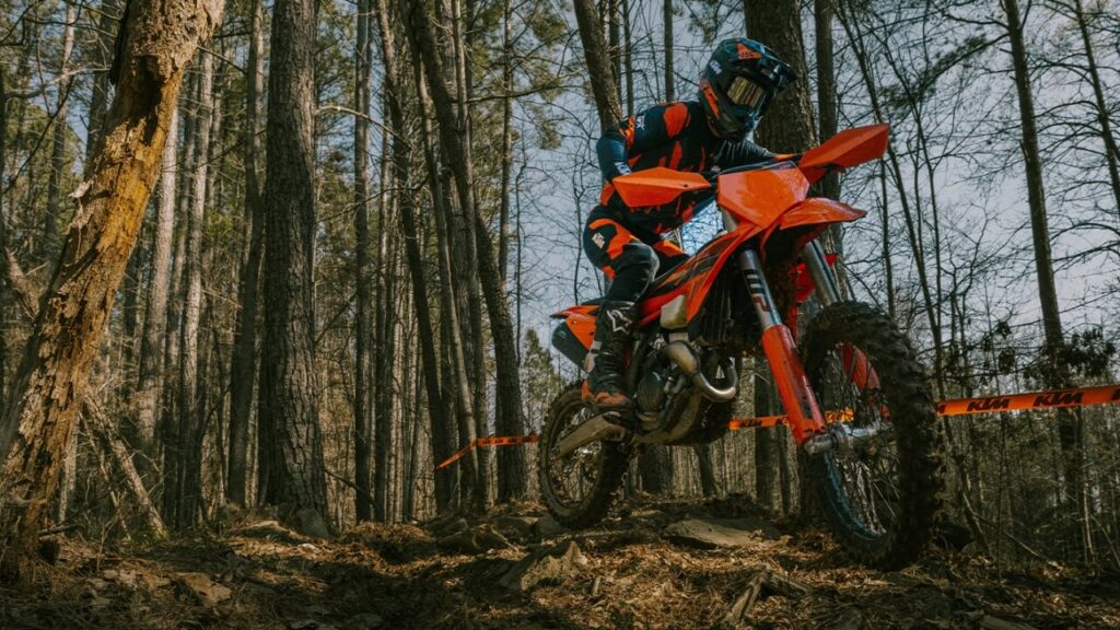 2025 KTM 350 XCF new frame design